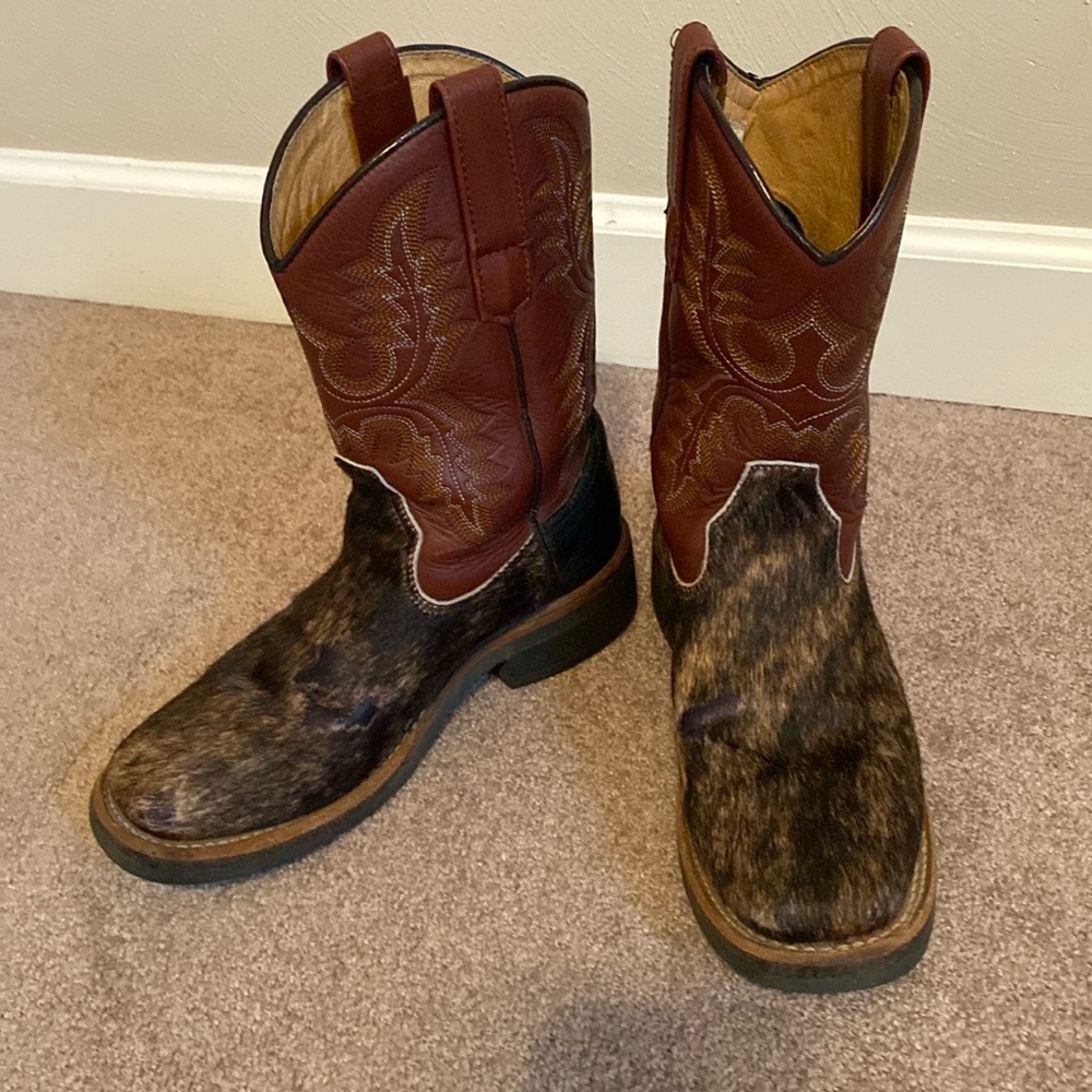 Roper square toe pull-on boots